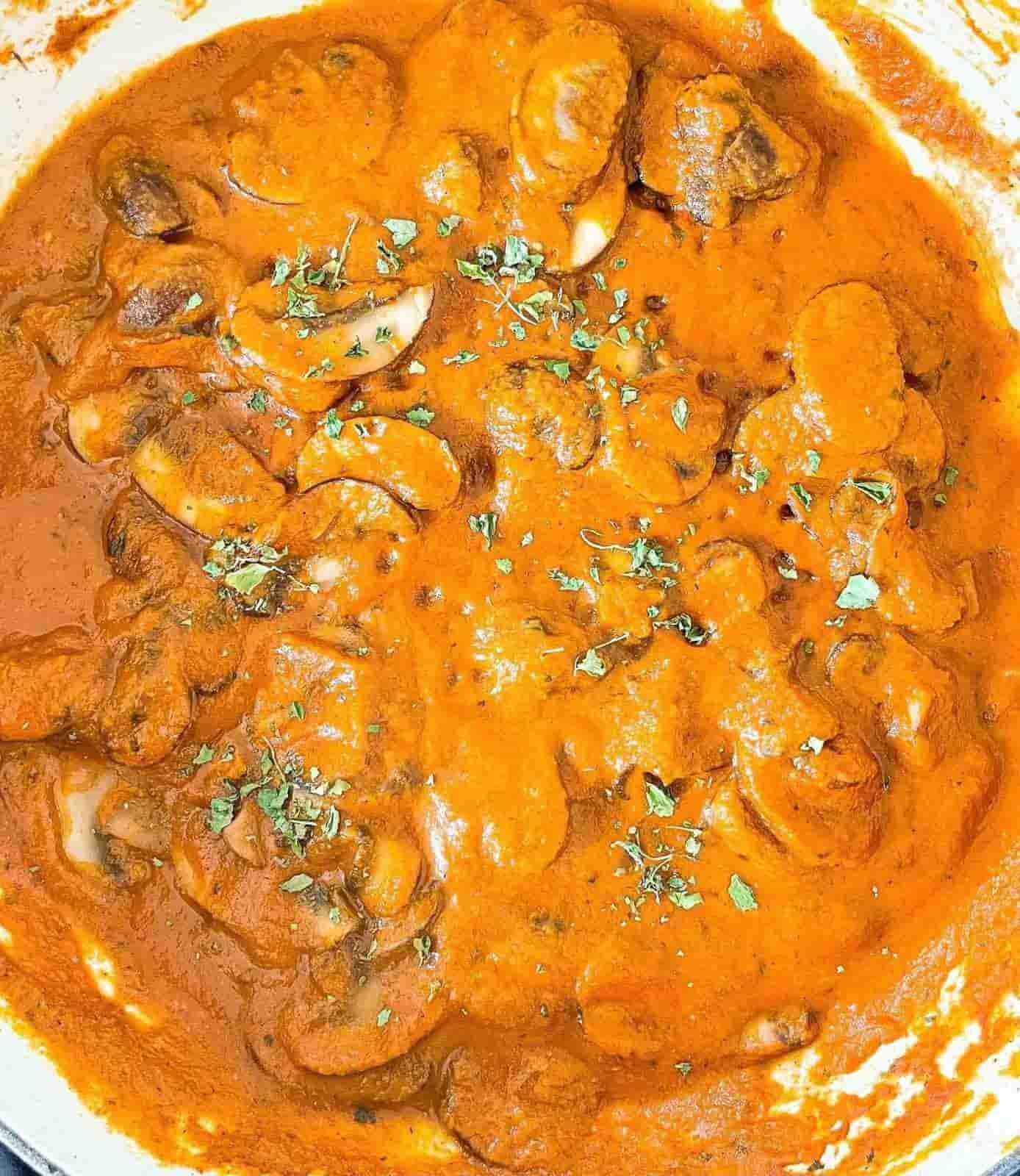 Mushroom Butter Masala