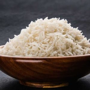 White Rice Tray